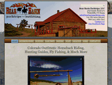 Tablet Screenshot of bearbasinpacktrips.com